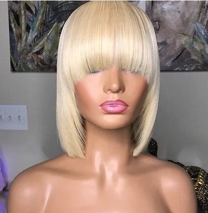 Short Student Hair Bobo Ladies Short Straight Hair