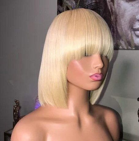 Short Student Hair Bobo Ladies Short Straight Hair