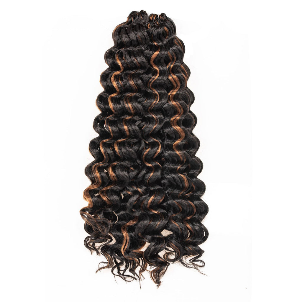 African Curly Hair Dirty Braid Big Wave Ocean Curved Fashion Wig