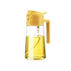 Oljedispenser 1+1 GRATIS: 2-i-1 olje- og væskedispenser i glass for helling og spraying