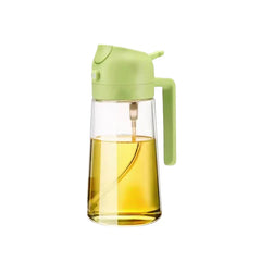 Oljedispenser 1+1 GRATIS: 2-i-1 olje- og væskedispenser i glass for helling og spraying