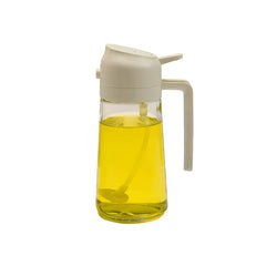 Oljedispenser 1+1 GRATIS: 2-i-1 olje- og væskedispenser i glass for helling og spraying