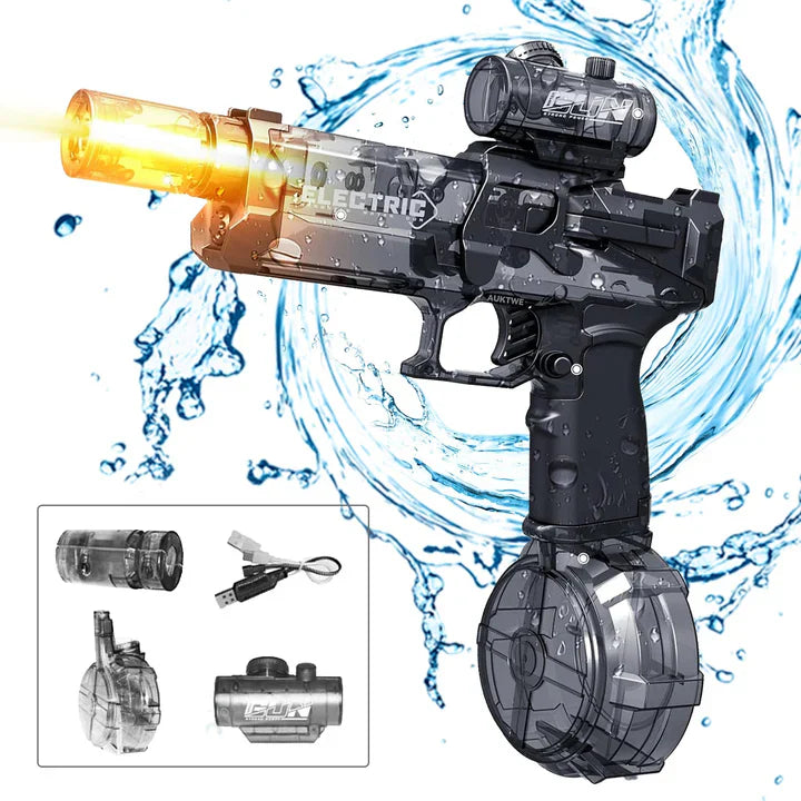Vannpistol: Elektrisk vannpistol for lang rekkevidde 