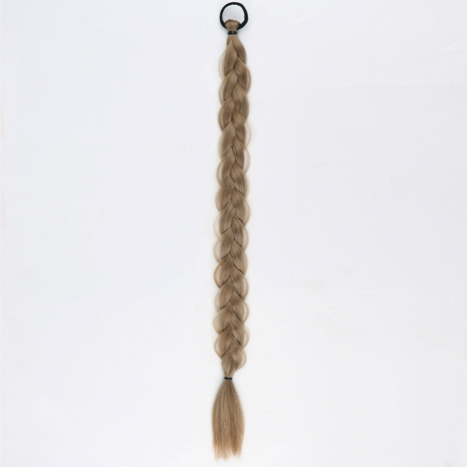 24-inch Women's Braid Hair Ring Horse Tail Strip Rubber Band Horse Tail