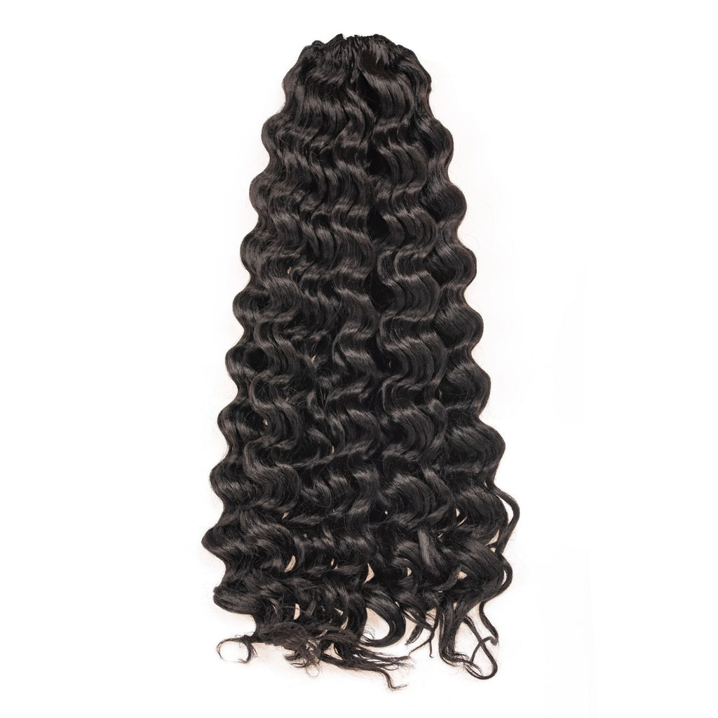 African Curly Hair Dirty Braid Big Wave Ocean Curved Fashion Wig