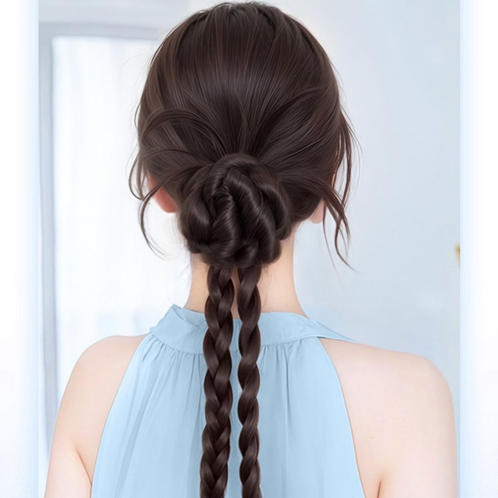Braided Children Ponytail Sweet Summer