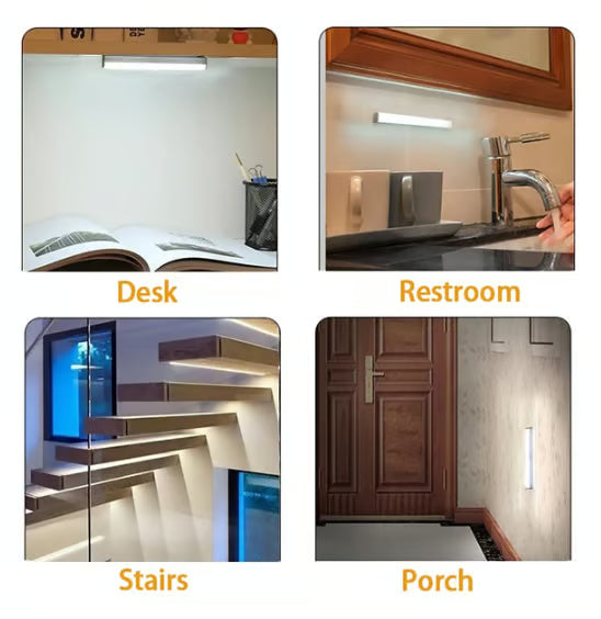 Magnetische, wiederaufladbare LED-Leuchten mit Smart-Sensor ohne Schlag 