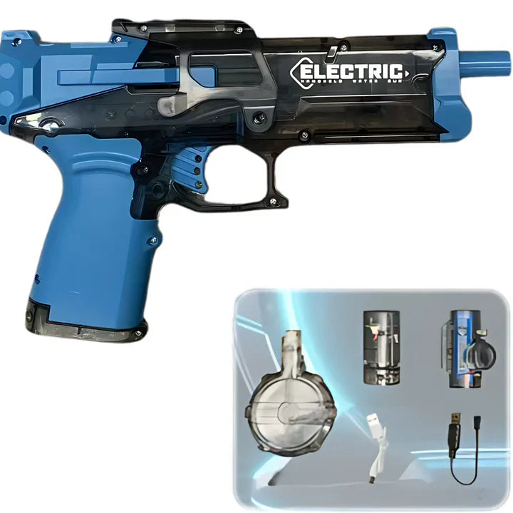 Vannpistol: Elektrisk vannpistol for lang rekkevidde 