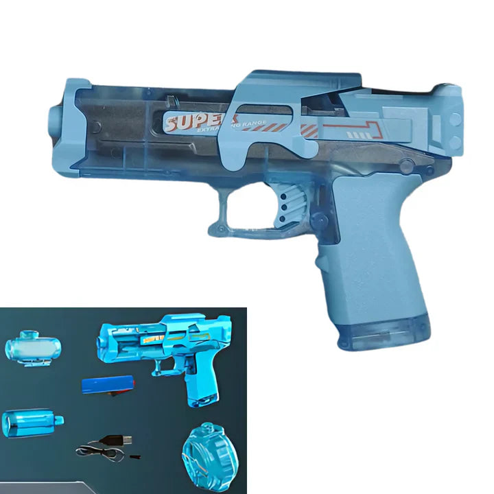 Vannpistol: Elektrisk vannpistol for lang rekkevidde 